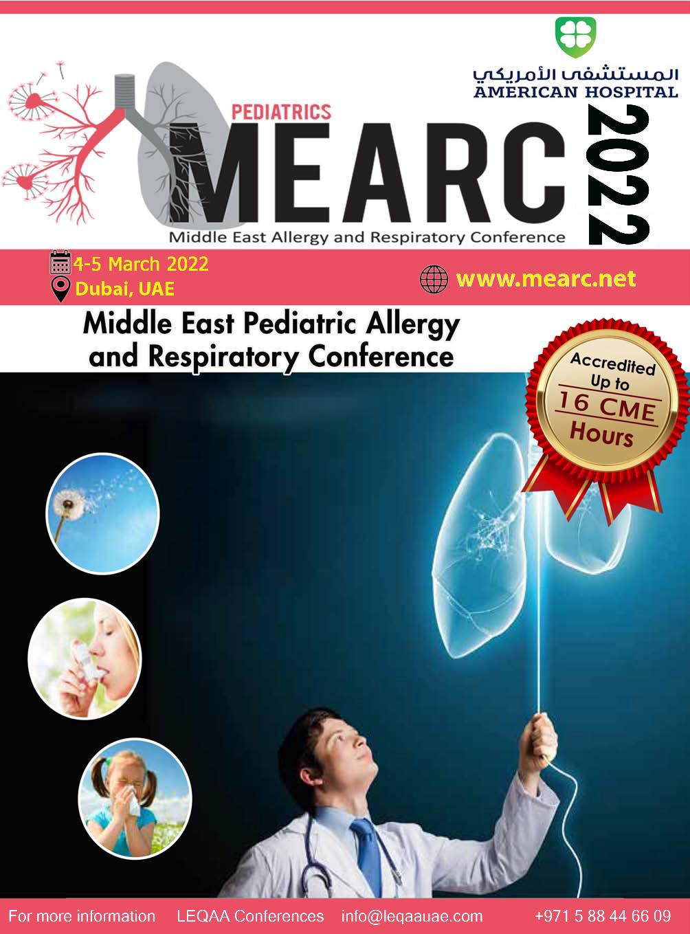 Middle East Allergy and Respiratory Conference MEARC 2022