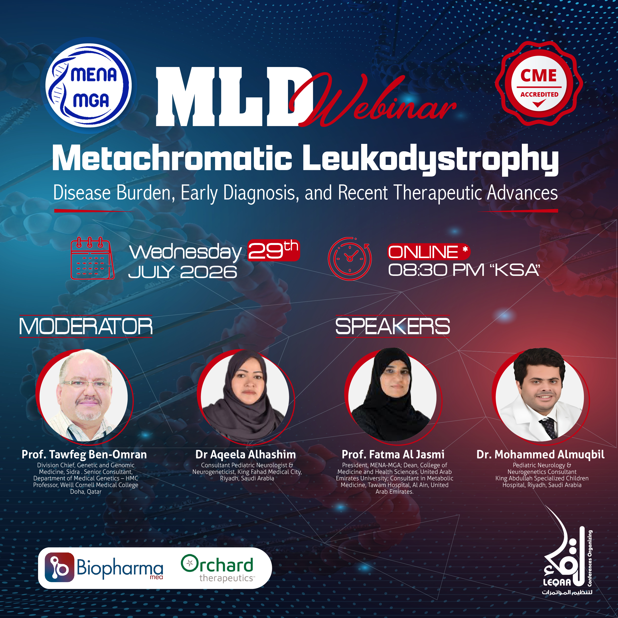 Metachromatic Leukodystrophy (MLD): Disease Burden, Early Diagnosis, and Recent Therapeutic Advances Poster
