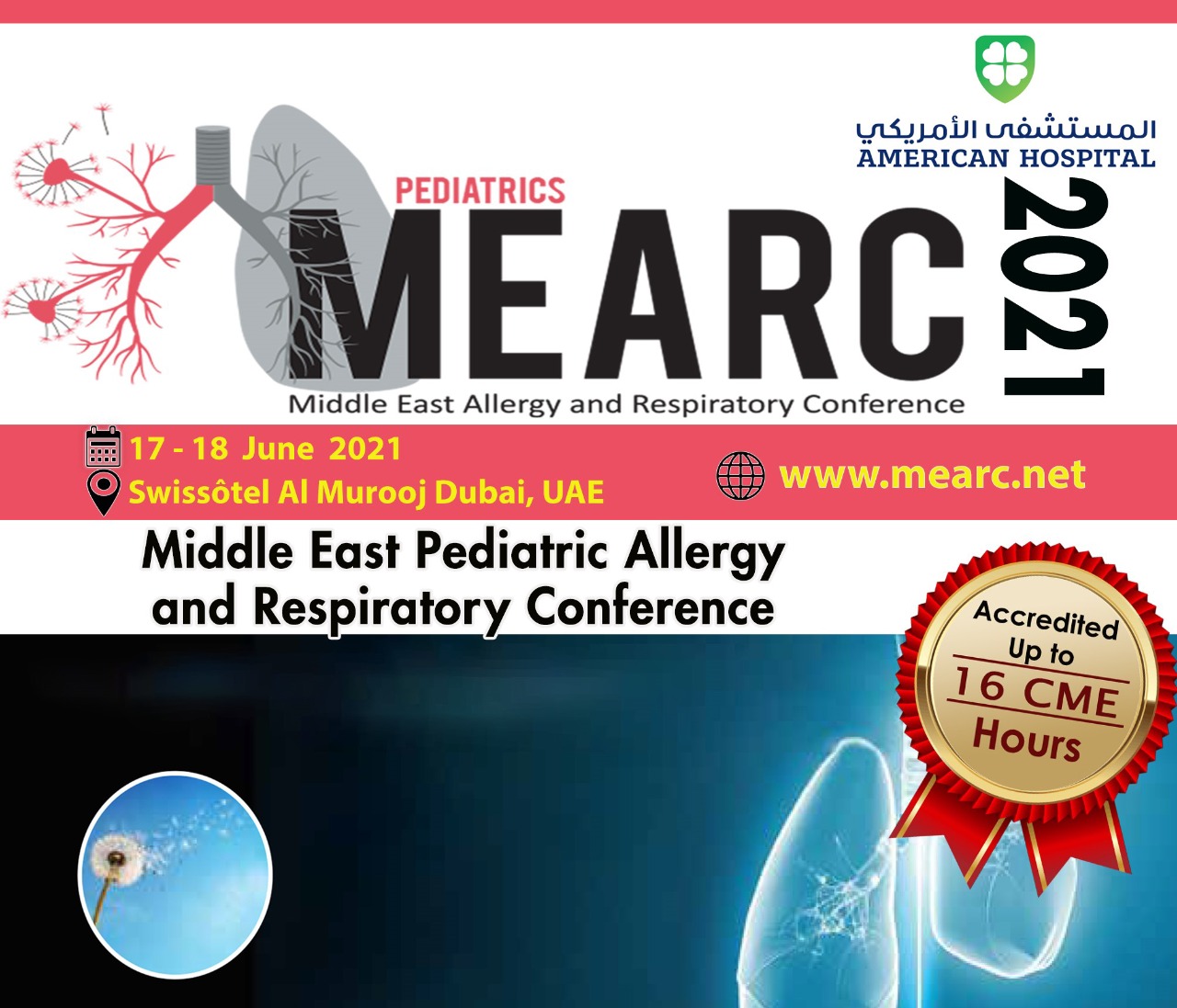The Pediatric Middle East Allergy and Respiratory Conference 2021 (MEARC 2021)