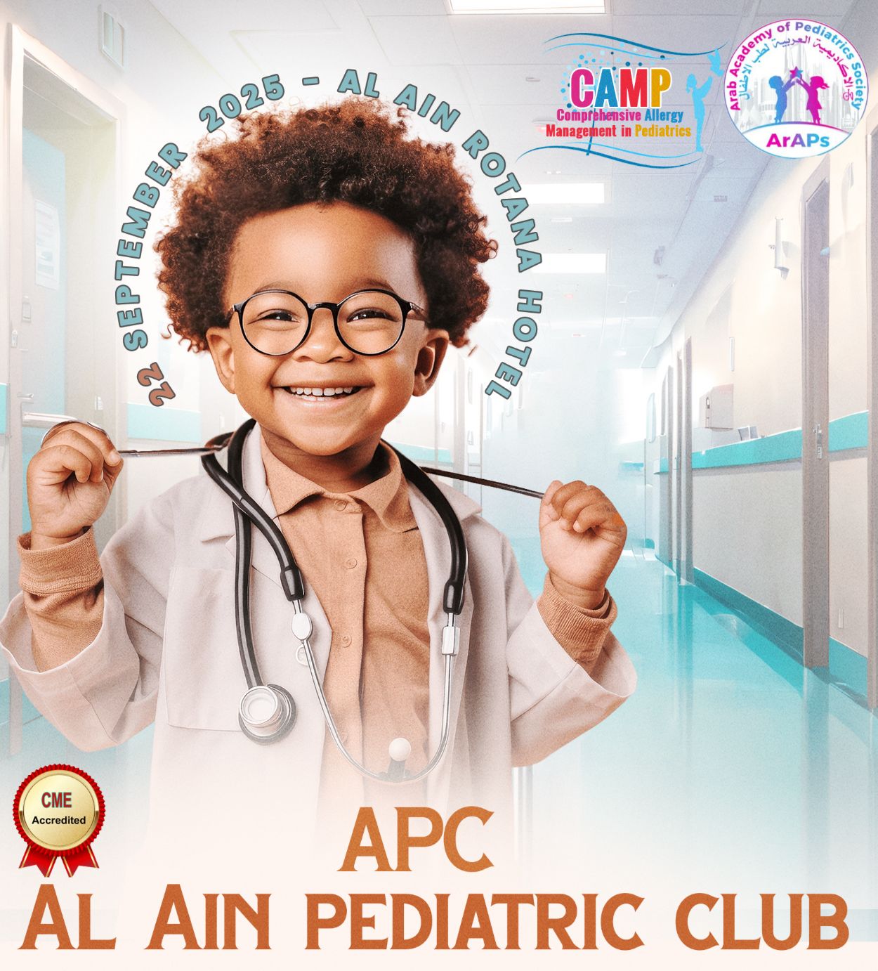 CAMP COMPREHENSIVE ALLERGY MANAGEMENT IN PEDIATRICS 2025 AL AIN Poster