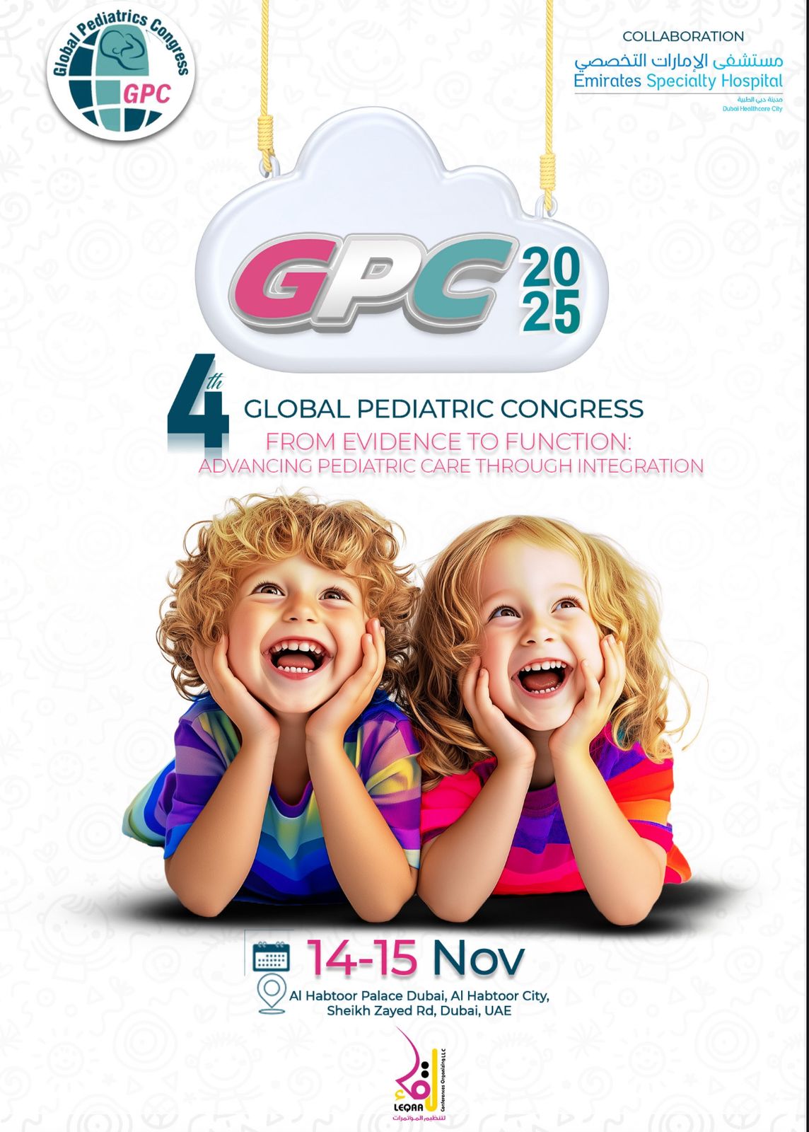 4TH GLOBAL PEDIATRIC CONGRESS FROM EVIDENCE TO FUNCTION: ADVACING PEDIATRIC CARE THROUGH INTEGRATION Poster