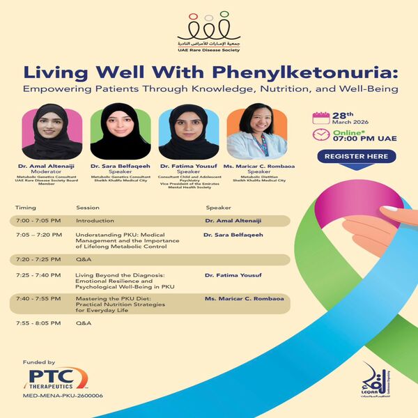 Living Well With Phenylketonuria: Poster