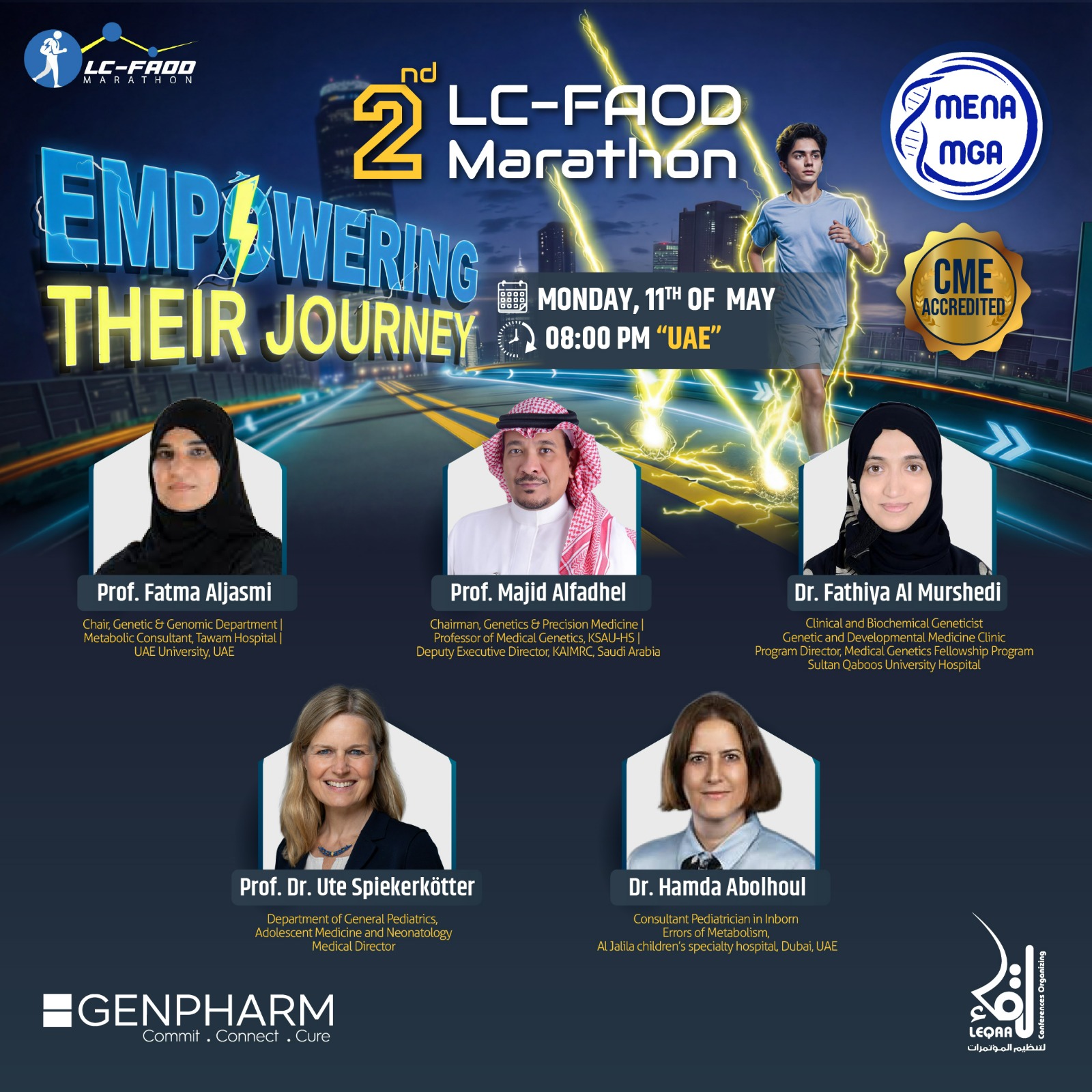 2nd LC-FAOD Marathon & MENA-MGA Poster