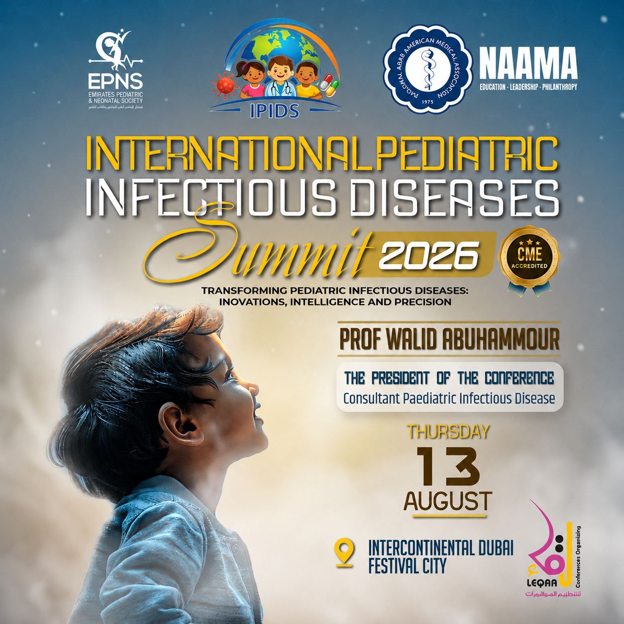 INTERNATIONAL PEDIATRIC INFECTIOUS DISEASES Summit 2026 Poster