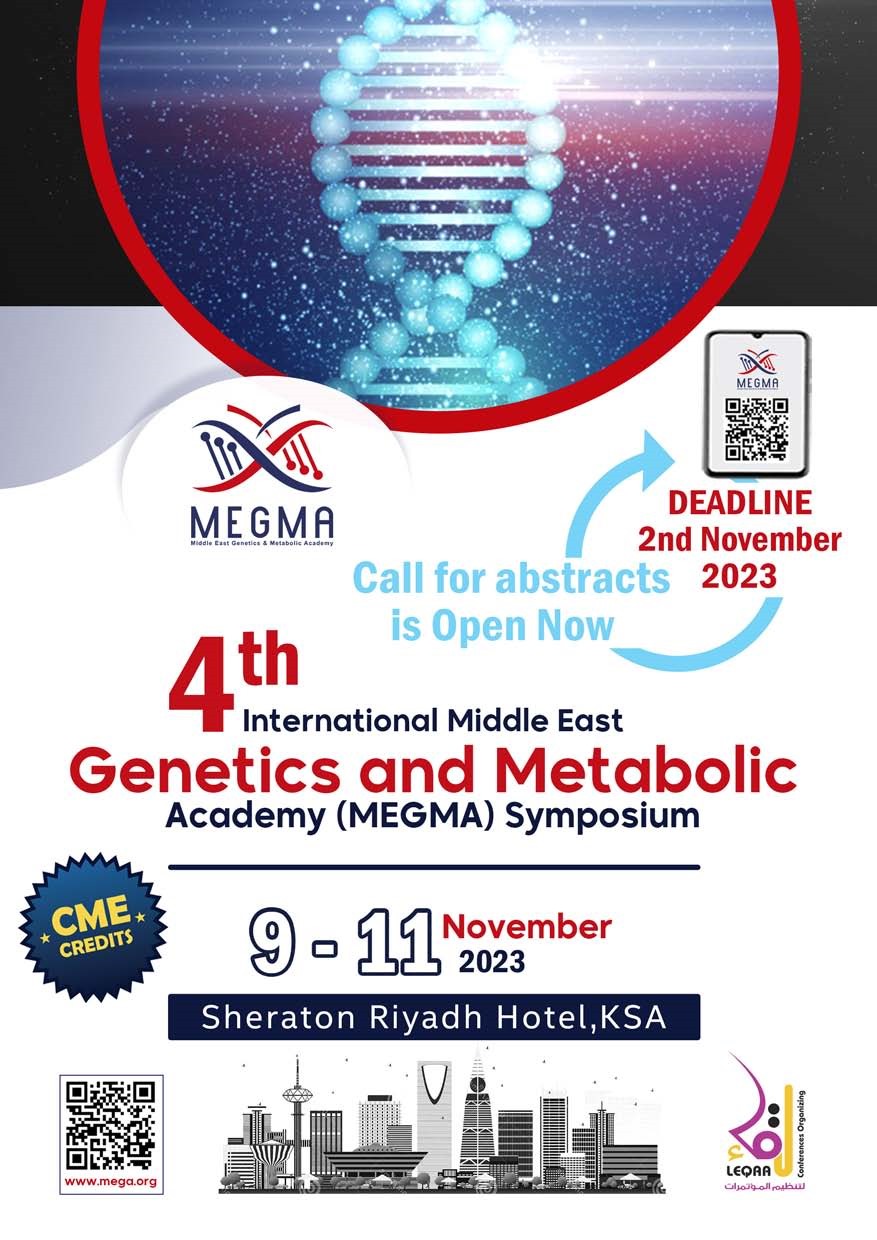 4th Middle East Genetics and Metabolic Academy Symposium (MEGMA)