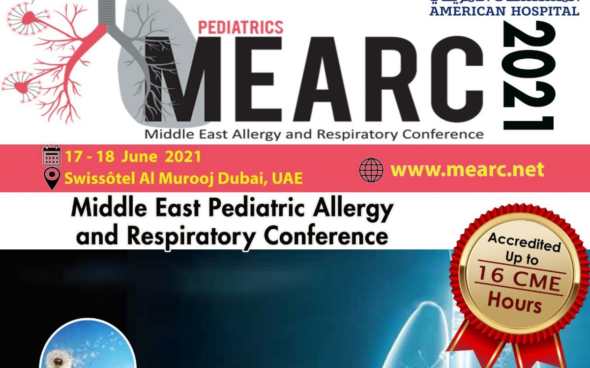 The Pediatric Middle East Allergy and Respiratory Conference 2021 (MEARC 2021)