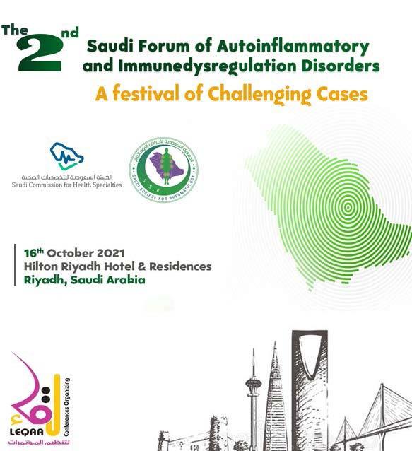 the 2nd Saudi Forum of Autoinflammatory and Immunedysregulation disorders