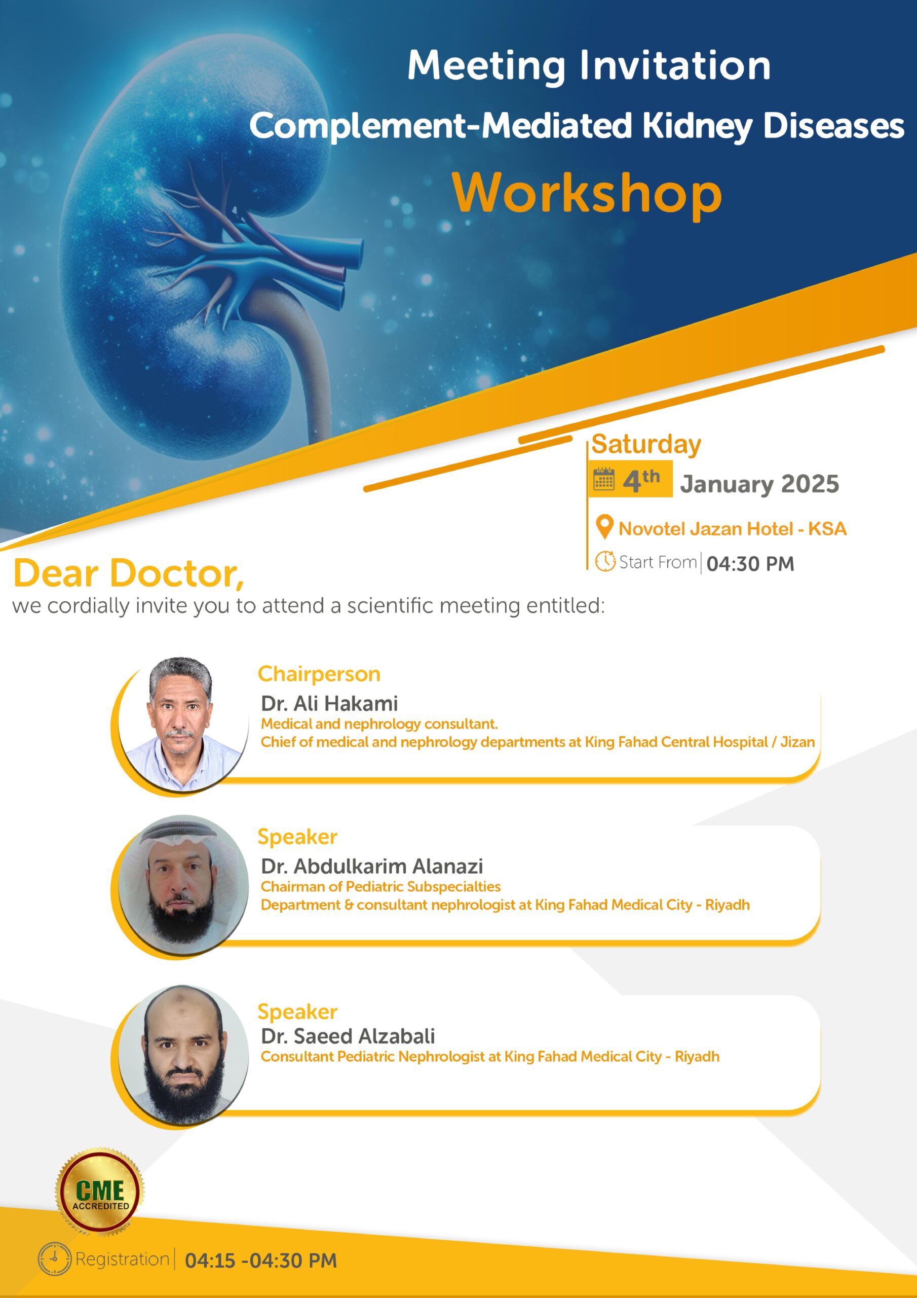 Complement Mediated Kidney Diseases Workshop